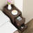 Space-Saving Narrow Nightstand with 2 Drawers and Open Storage-675226602