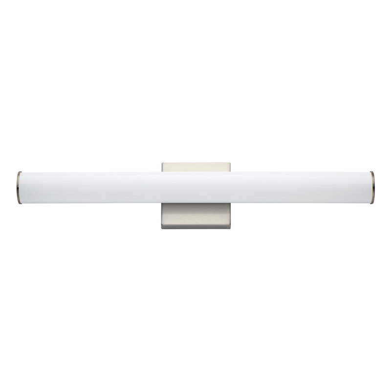 Éclairage pour meuble-lavabo Gwendel, Nickel satiné
