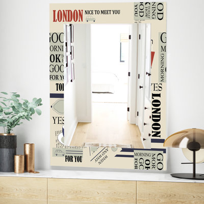 Miroir décoratif rétro de londres
