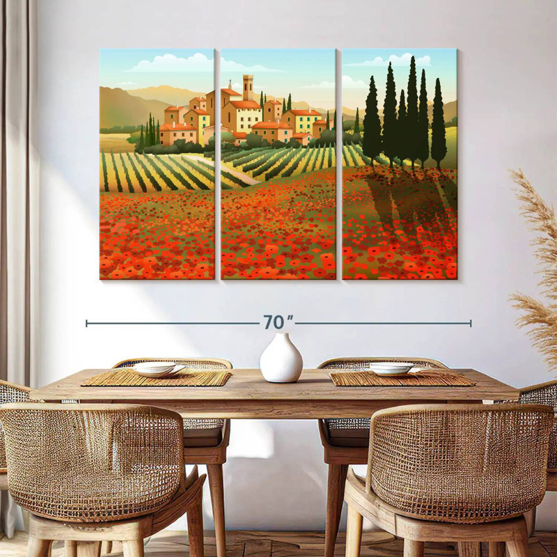Sebbie Tuscan Summer Day, 48" H x 74" W