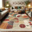 Machine Printed 229cm X 157cm Area Rug