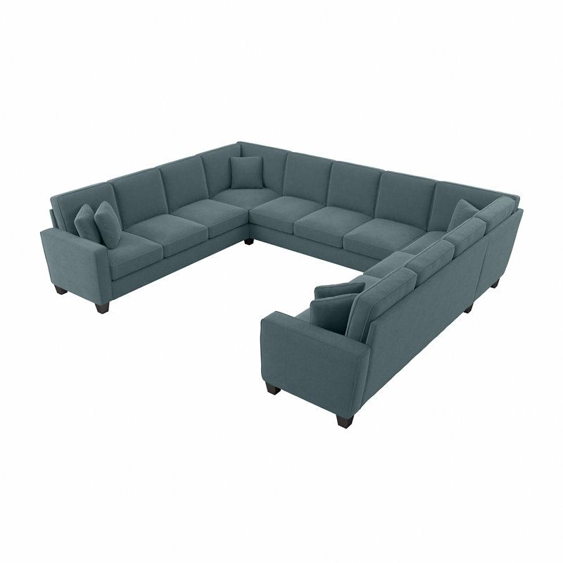 Canapé modulaire Alitza, Crème, crème, H 36 po x l 137 po x P 111 po