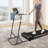 25"-56" Adjustable Height Bike Trainer Desk, Freestanding Treadmill Laptop Workstation with Tablet Slot & Cup Holder,-1680366386