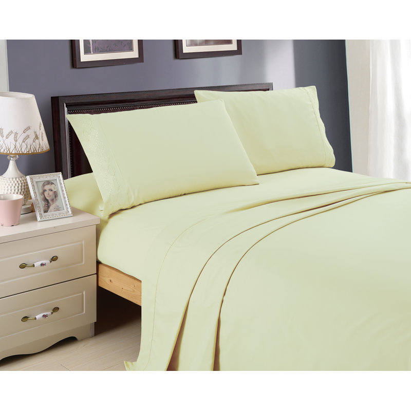 Microfiber Sheet Set, Sage, Queen
