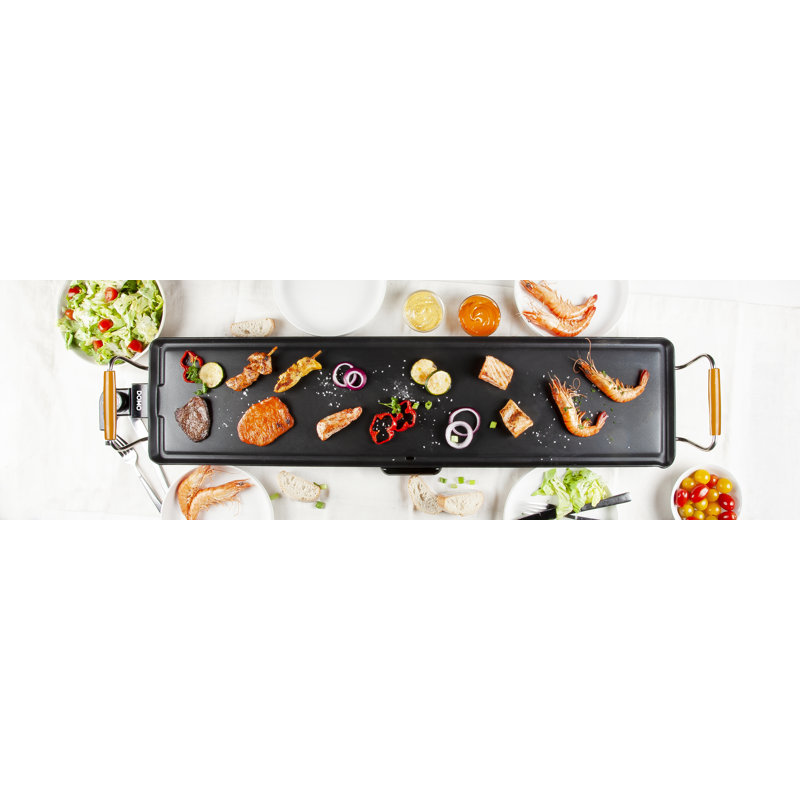Domo 42cm Smokeless Non Stick Electric Grill & Panini Press