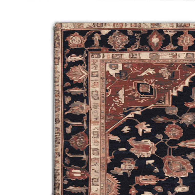 Tapis d'intérieur et d'extérieur brun Persian, Rectangulaire 2 pi x 3 pi