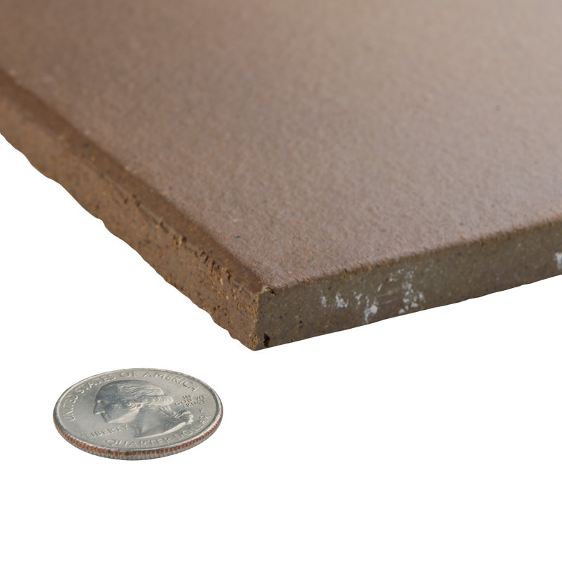 Quarry 6" x 6" Ceramic Wall & Floor Klinker Tile in Flame Brown