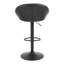 Swivel Upholstered Adjustable Height Counter Stool with Metal Frame-1234881798-1193039042
