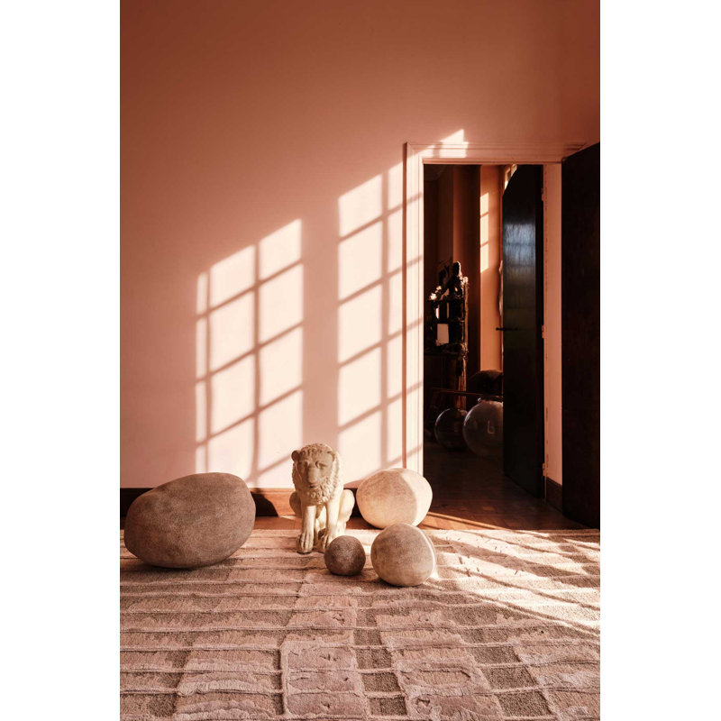 The Rug Company X Kelly Wearstler Elowen Area Rug, Sandstone, Rectangle 12' x 18'