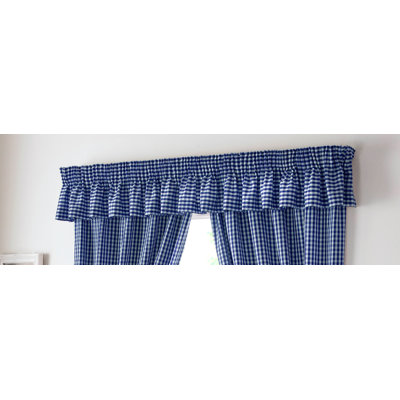 Rosas Gingham Curtain Pelmet