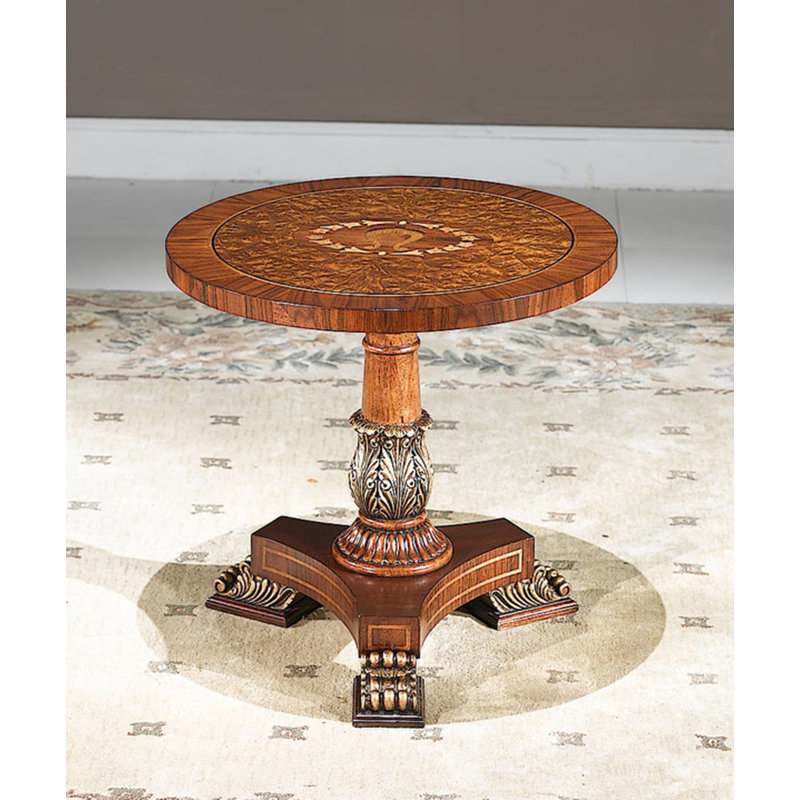Orpheus Solid Wood Top End Table Set