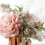 Snow Princess Peony Floral Arrangements in Pot