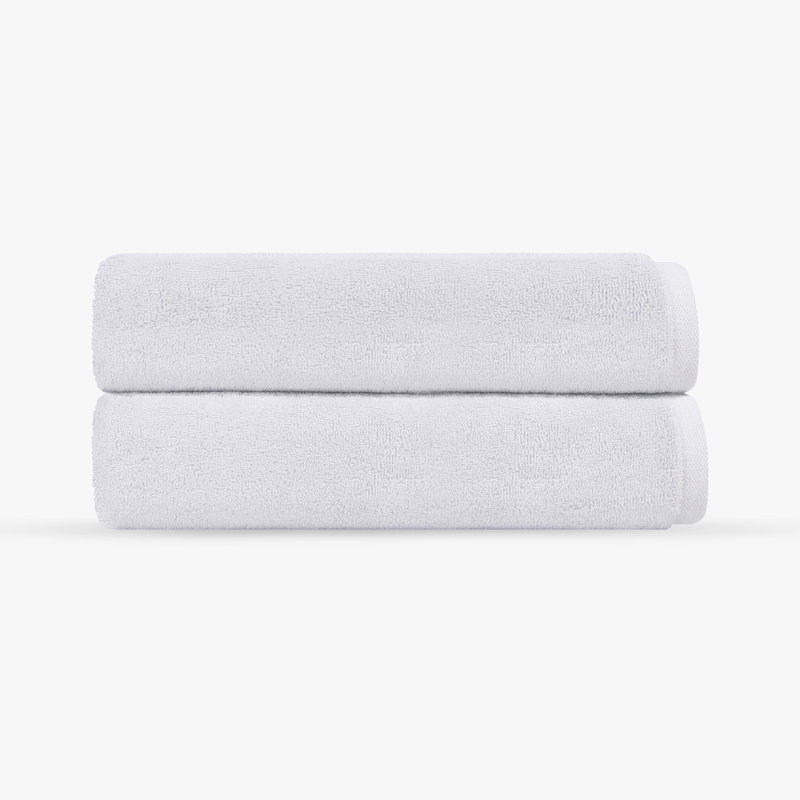 Ensemble de serviettes de bain 2 pièces Mac, Blanc