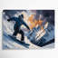 Sports, planche à neige grise, art mural-1830912733