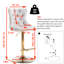 Tabouret pivotant à hauteur réglable Hukam-273615978-273615981