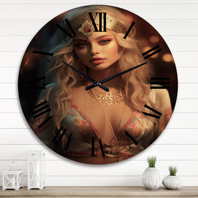 Horloge murale en bois massif Northlakes