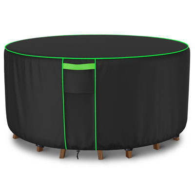 Round Outdoor Table Cover For Outdoor Table & Chair Sets by Arlmont & Co.