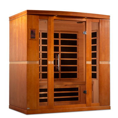 Dynamic Saunas Bergamo Bluetooth Compatible FAR Infrared Sauna in Canadian Hemlock