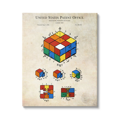 " Patent Office Logic Toy Diagram " by Karl Hronek