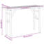 Amadea 115cm Solid Wood Console Table