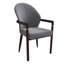 Chaise rembourrée avec pieds en bois d'hévéa Kavonna Series-2142899636