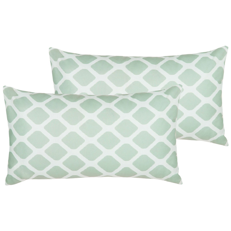 Askerby Indoor / Outdoor Geometric Rectangular Cushion