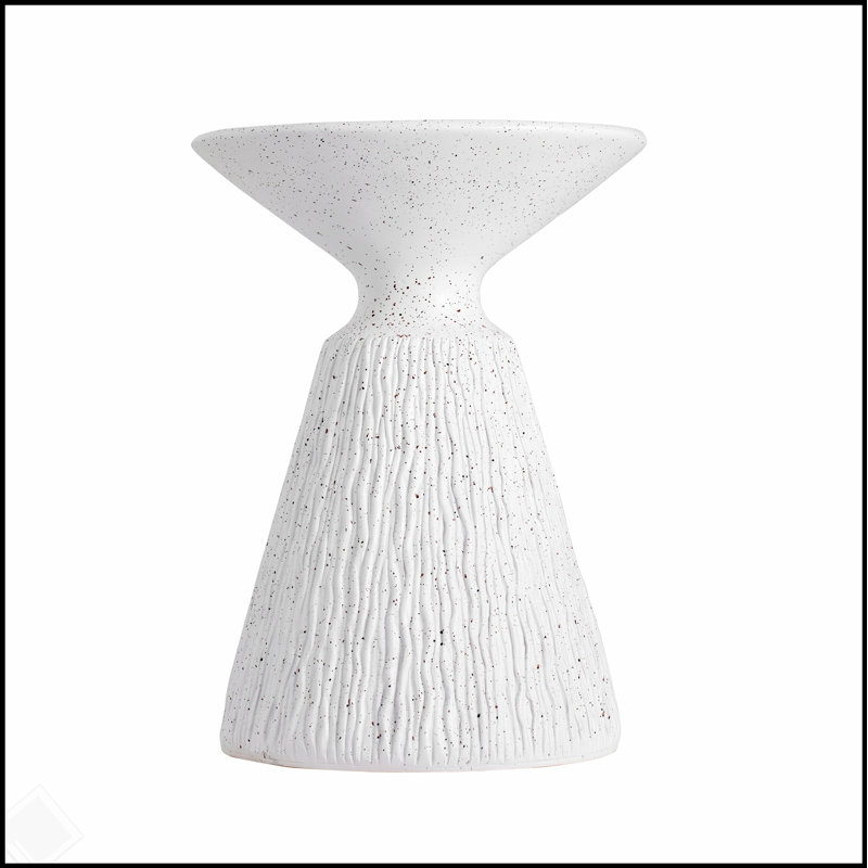 Table d'appoint d'extérieur en marbre texturé MGO