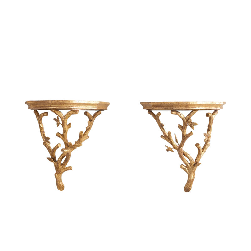 2 Piece Triangle Accent Shelf