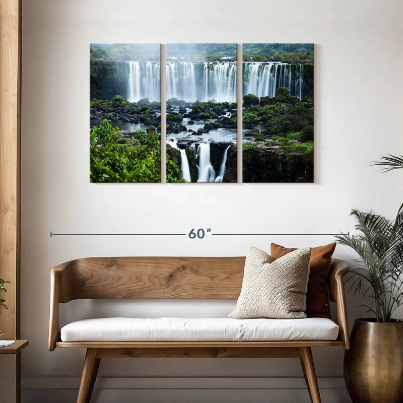 Alvord Vast Iguazu Falls, H 28 po x l 45 po