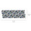 20cm W x 28cm L Gel Peel and Stick Mosaic Tile-1131289053
