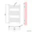 Gilliam Straight Towel Rail Heated Towel Rails-356527646
