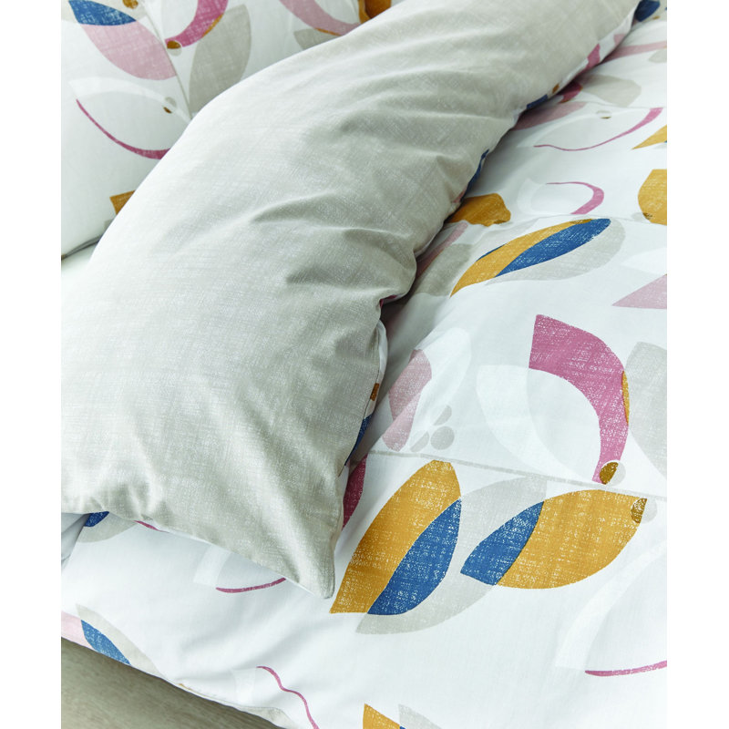 Layered Leaf Duvet Cover Set, 135 x 200cm Duvet Cover + 1 Standard Pillowcase