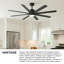 Ventilateur de plafond à DEL Hinkley Vantage-108493364-108493361