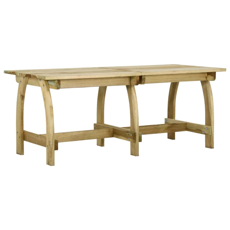 Luft Rectangular 8 - Person Table, 75cm H x 220cm L x 74cm D