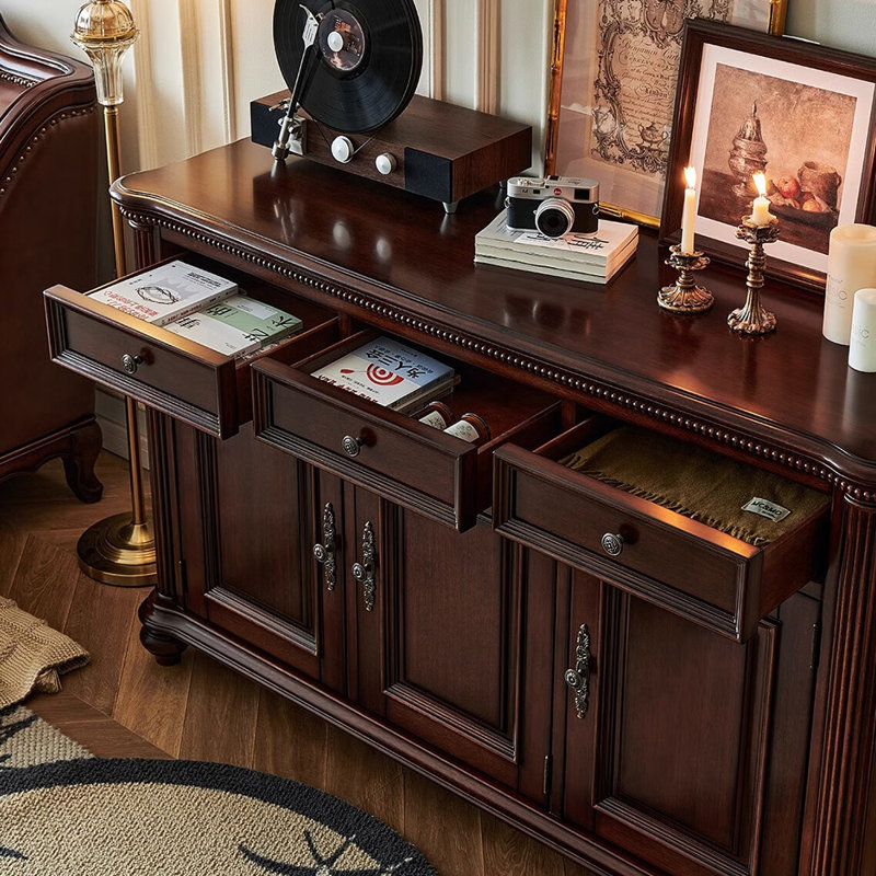 American style retro living room shoe cabinet