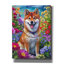 Toile épique «Spring Shiba Inu» par Dean Russo, graffiti épique, 40 po x 54 po