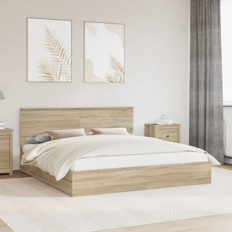 Bed, Sonoma Oak, Kingsize (5')