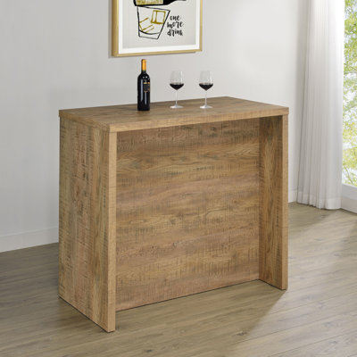 Bar domestique autoportant en bois d'ingénierie Irving