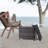 Patio Square Wicker Side Table-1977028172