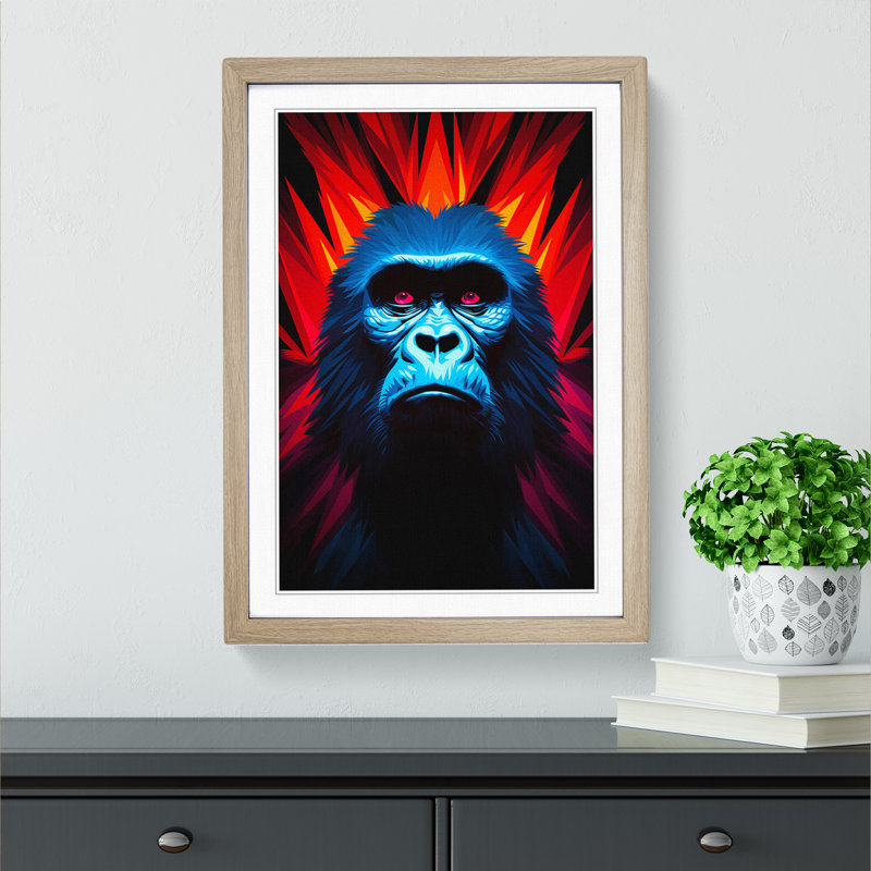 Gorilla Op - Framed Print