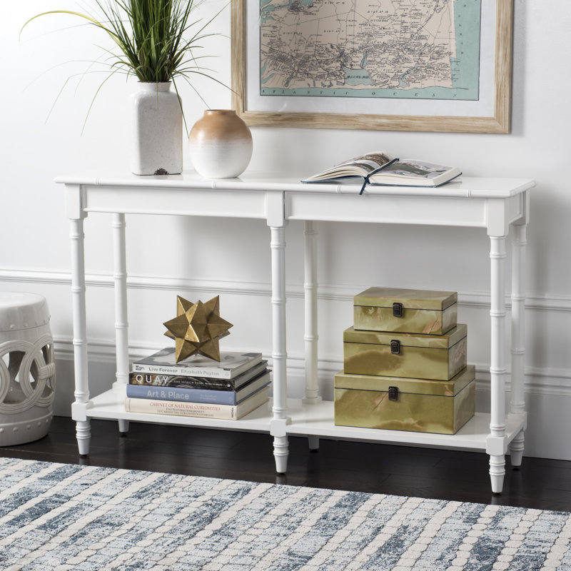 Batley 34cm Console Table, White
