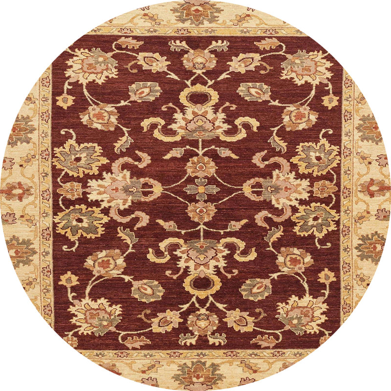 Oriental Indoor Rug, Round 6'