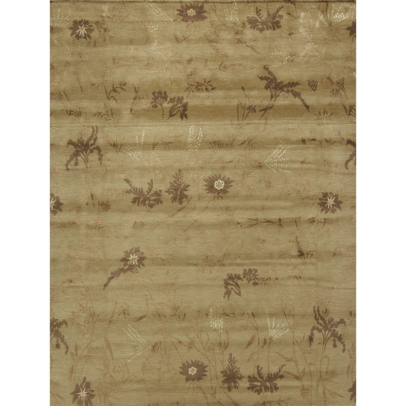 Floral Area Rug, Rectangle 4' x 6'