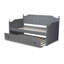 Lit de jour simple en bois massif avec couchette Rupp-1013814976