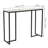 39.4" Marble Console Table Sintered Stone High-End Sofa Side Table-1654957947
