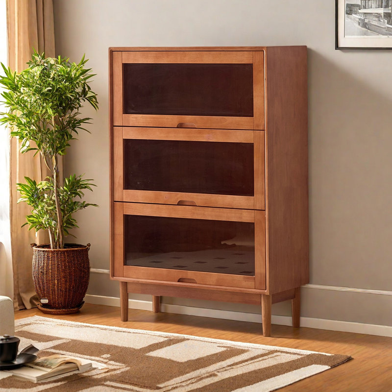 Lyncolle, (3 tablettes) H 47,24 po x l 31,5 po x P 13,78 po, Brun