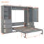 Lit escamotable avec placard, tiroirs et tablettes Charney
