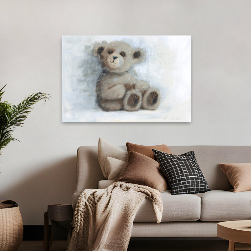 Ours en peluche, H 32 po x l 48 po
