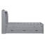 Lit plateforme en bois avec lit gigogne et tête de lit à DEL avec tiroirs (ancien SKU: N820S00008D)-1584996611-1584996610