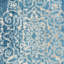 Tapis Crayton fabriqués à la machine en polyester - forme rectangulaire, couleur bleue, design traditionnel oriental classique, tapis à poils courts faits à la machine pour le salon, la chambre à coucher-30779322